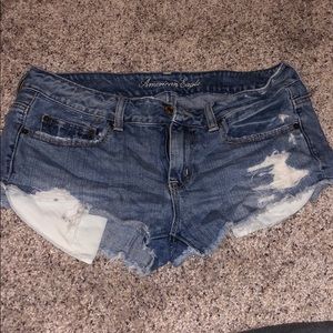 Denim shorts